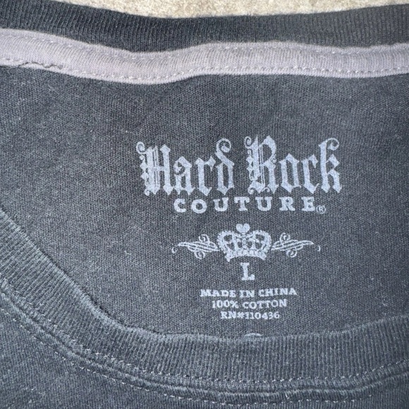 Hard Rock Cafe Gray Graphic Tee 057 - Picture 3 of 4